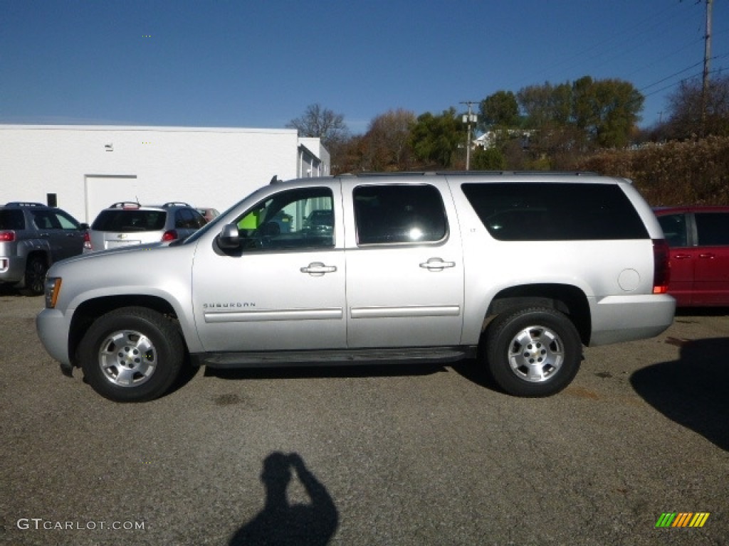 2010 Suburban LT 4x4 - Sheer Silver Metallic / Ebony photo #4