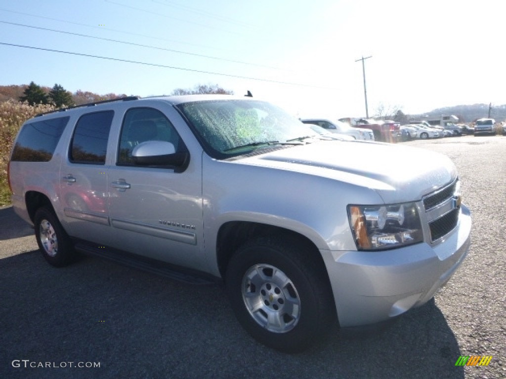 2010 Suburban LT 4x4 - Sheer Silver Metallic / Ebony photo #15