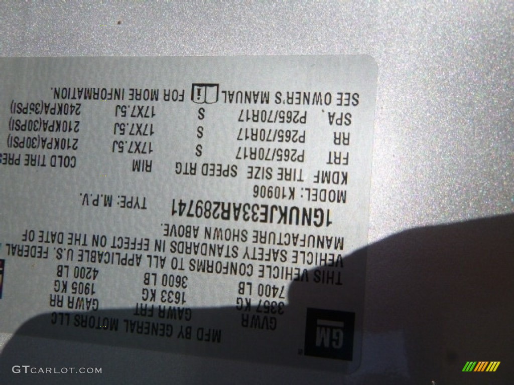 2010 Suburban LT 4x4 - Sheer Silver Metallic / Ebony photo #20