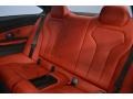 2017 BMW M4 Sakhir Orange/Black Interior Rear Seat Photo