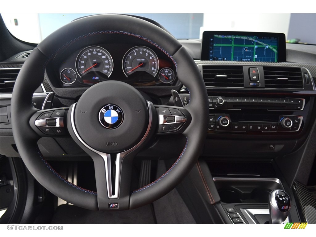 2017 BMW M4 Coupe Sakhir Orange/Black Dashboard Photo #116999402