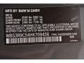 B39: Mineral Grey Metallic 2017 BMW M4 Coupe Color Code
