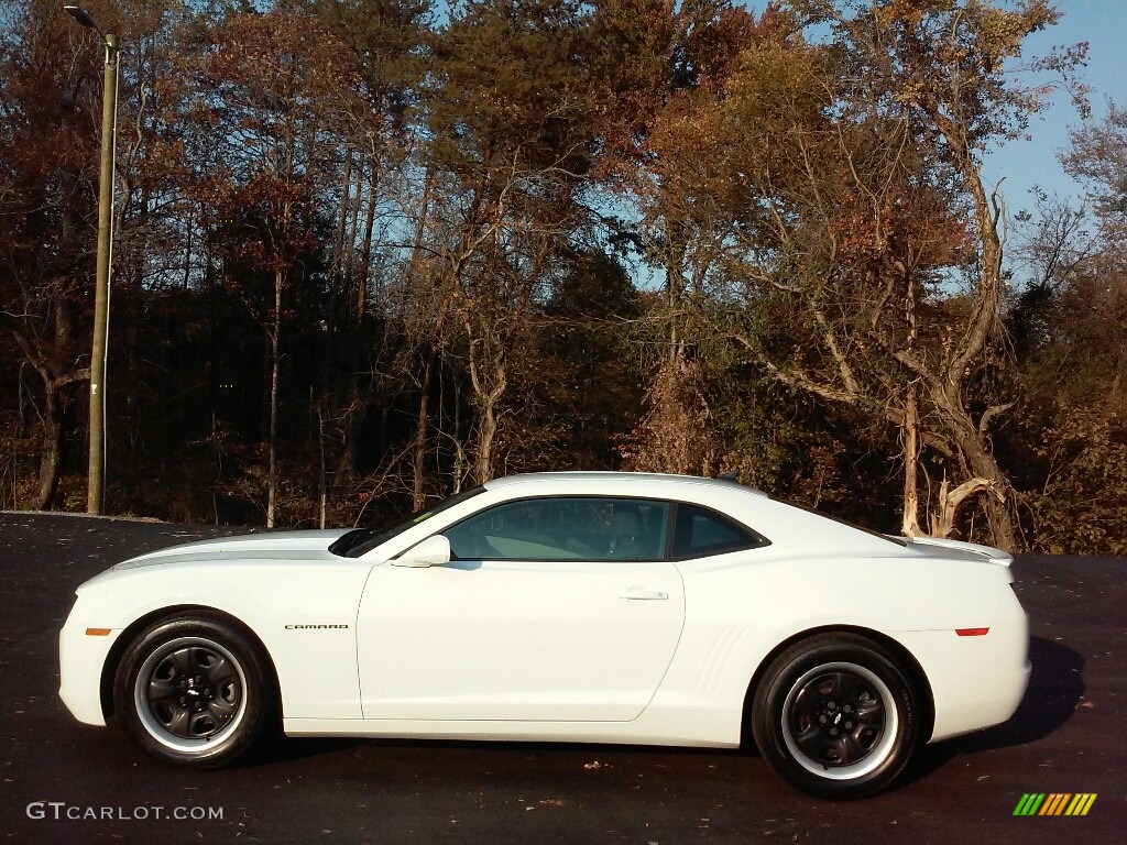 2013 Camaro LS Coupe - Summit White / Black photo #1