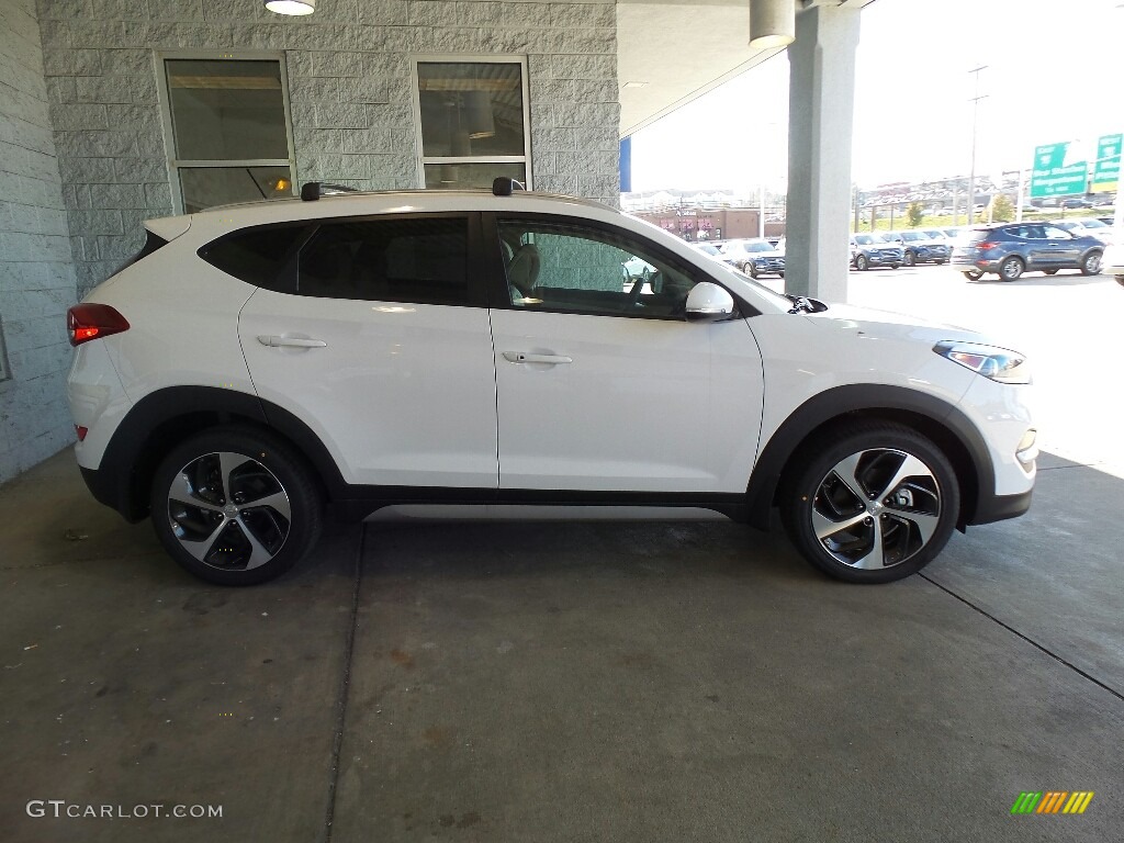 2017 Tucson Sport AWD - Dazzling White / Beige photo #2