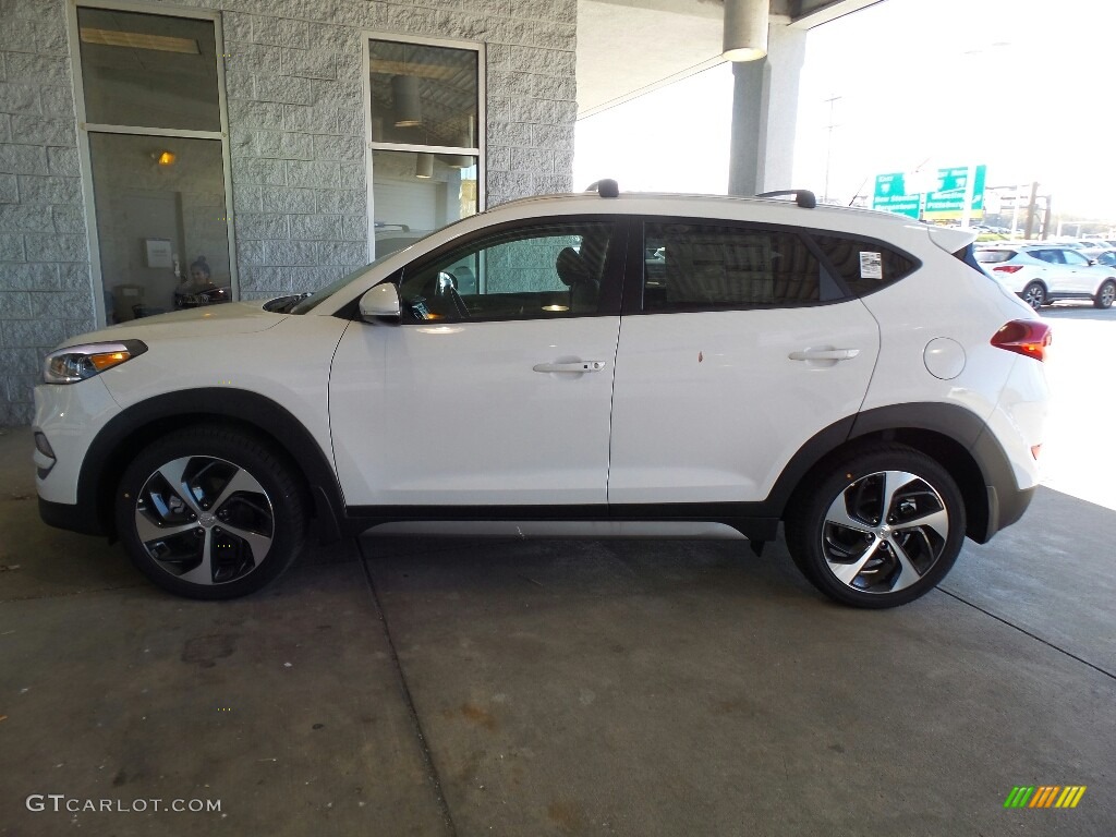 2017 Tucson Sport AWD - Dazzling White / Beige photo #6