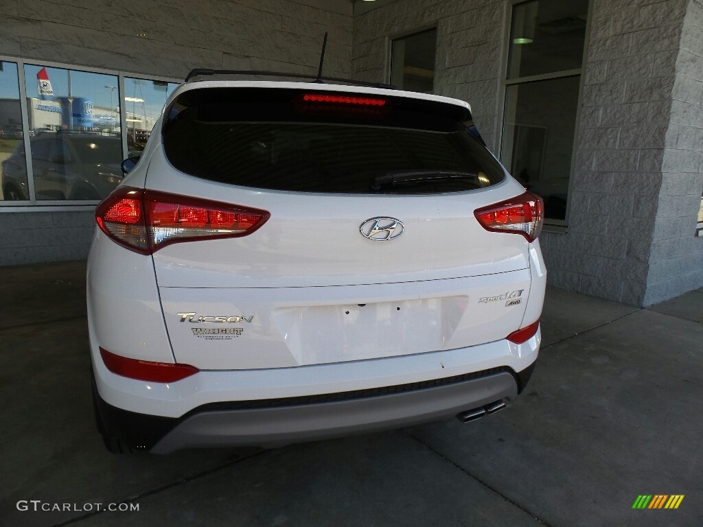 2017 Tucson Sport AWD - Dazzling White / Beige photo #7