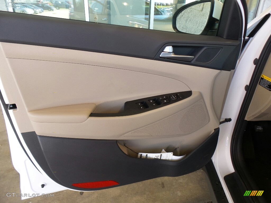 2017 Tucson Sport AWD - Dazzling White / Beige photo #14