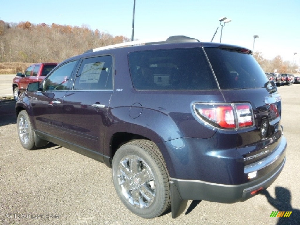 2017 Acadia Limited AWD - Dark Sapphire Blue Metallic / Dark Cashmere photo #3