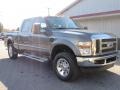 2008 Dark Shadow Grey Metallic Ford F250 Super Duty XLT Crew Cab 4x4  photo #7