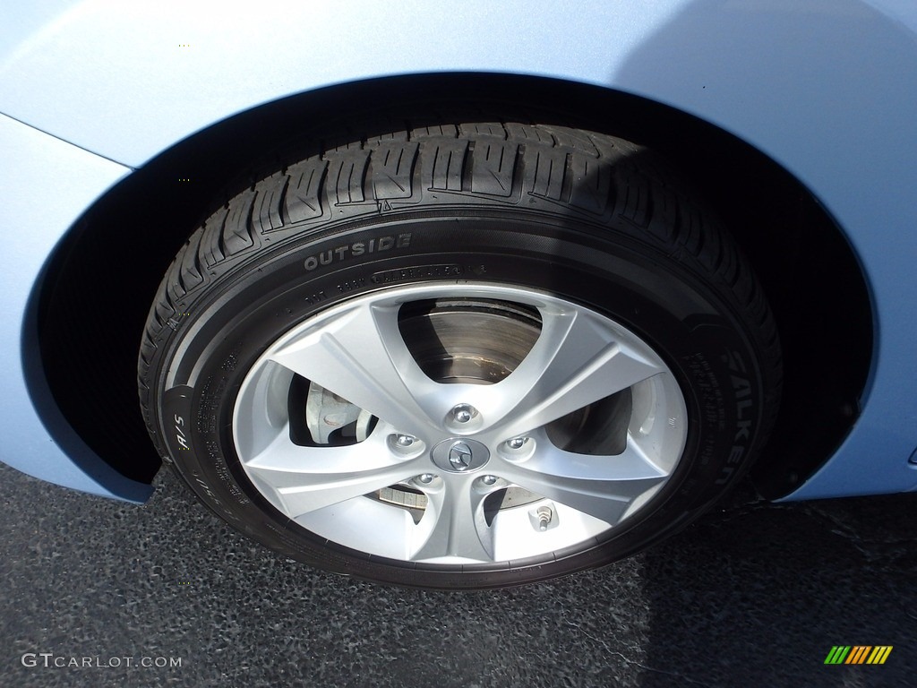 2013 Elantra Coupe SE - Blue Sky Metallic / Gray photo #3