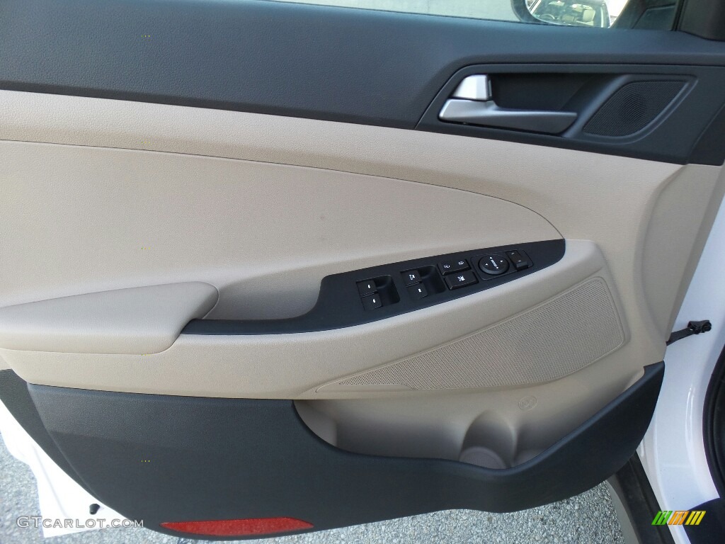 2017 Hyundai Tucson Sport AWD Beige Door Panel Photo #117001376