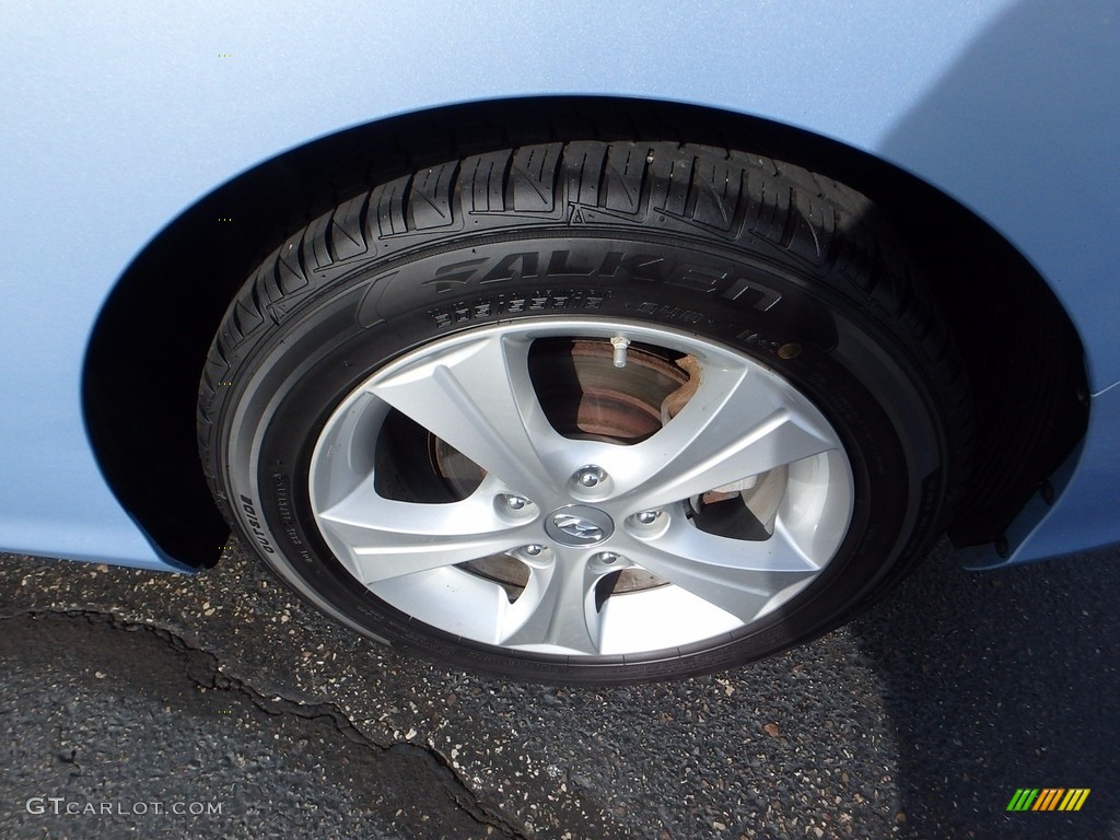 2013 Elantra Coupe SE - Blue Sky Metallic / Gray photo #5