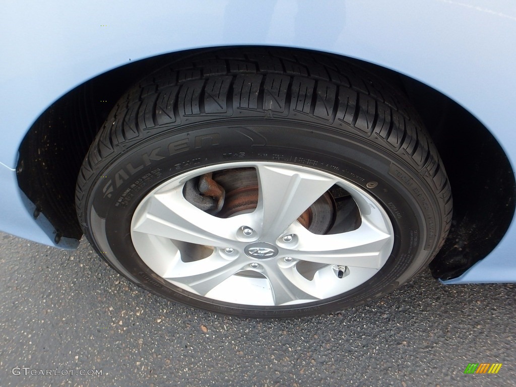 2013 Elantra Coupe SE - Blue Sky Metallic / Gray photo #11