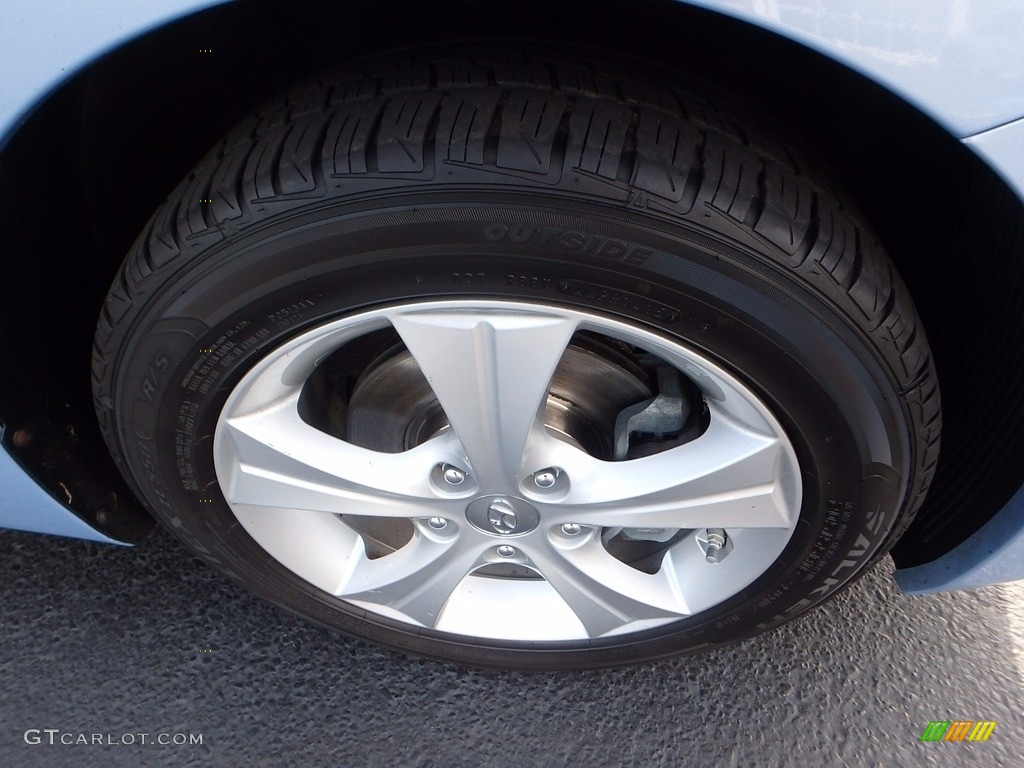 2013 Elantra Coupe SE - Blue Sky Metallic / Gray photo #13