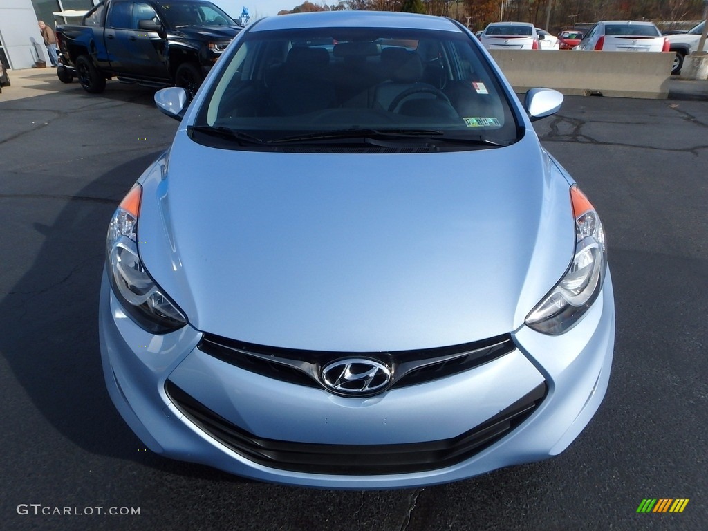 2013 Elantra Coupe SE - Blue Sky Metallic / Gray photo #16