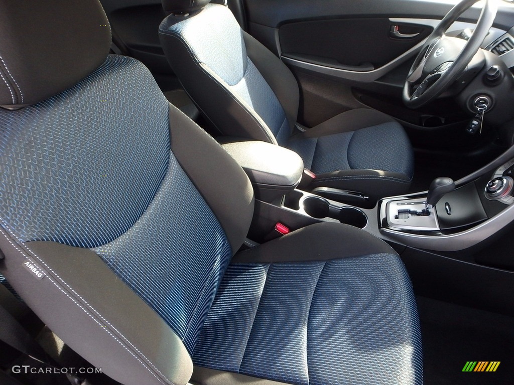 2013 Elantra Coupe SE - Blue Sky Metallic / Gray photo #17