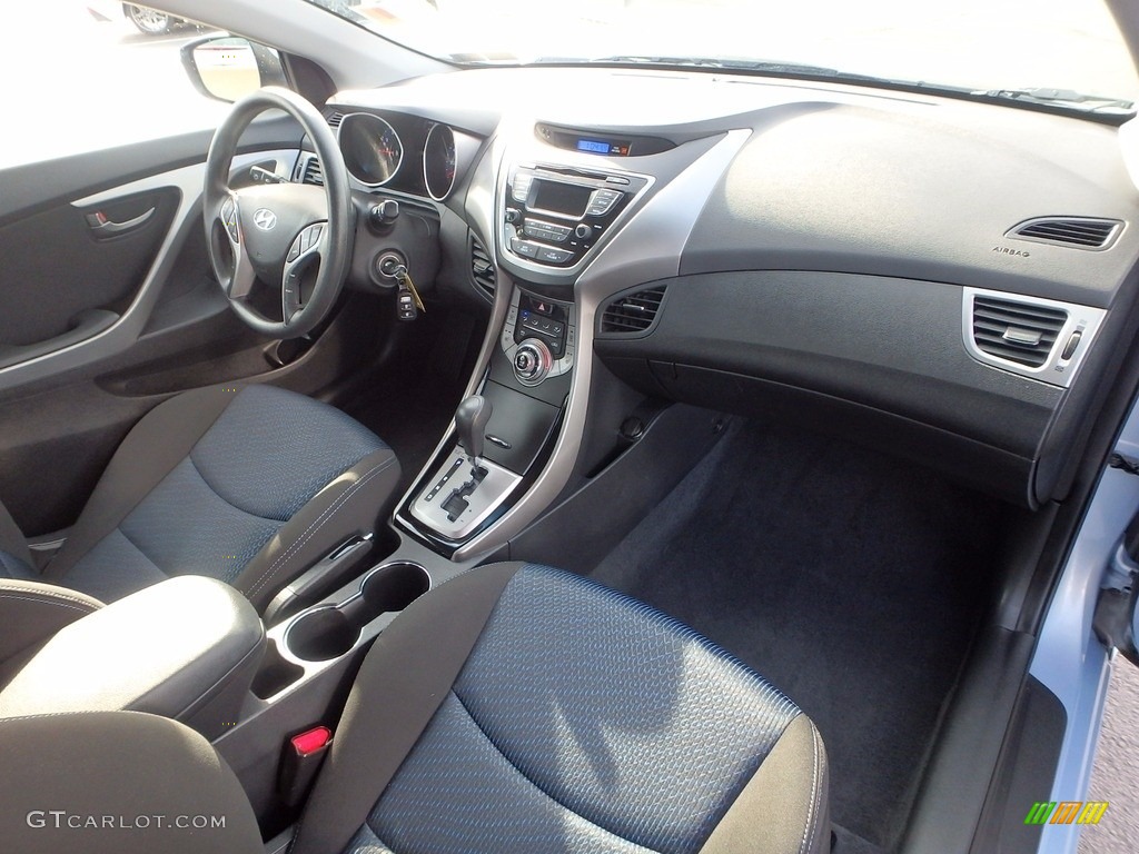 2013 Elantra Coupe SE - Blue Sky Metallic / Gray photo #18