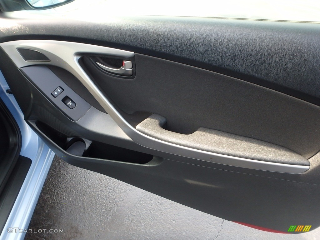 2013 Elantra Coupe SE - Blue Sky Metallic / Gray photo #20