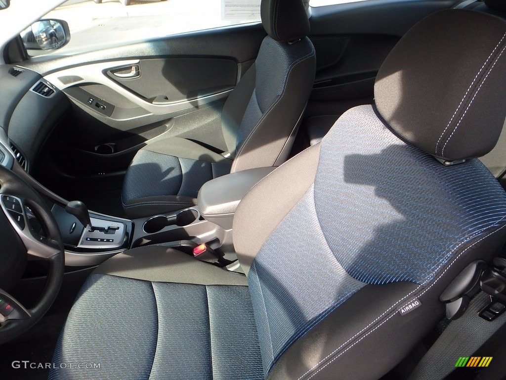 2013 Elantra Coupe SE - Blue Sky Metallic / Gray photo #21