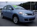 2009 Arctic Blue Nissan Versa 1.8 SL Hatchback  photo #4