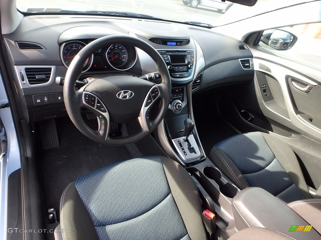 2013 Elantra Coupe SE - Blue Sky Metallic / Gray photo #23