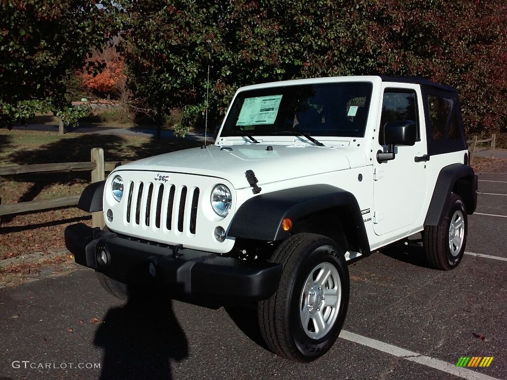 2017 Wrangler Sport 4x4 - Bright White / Black photo #2