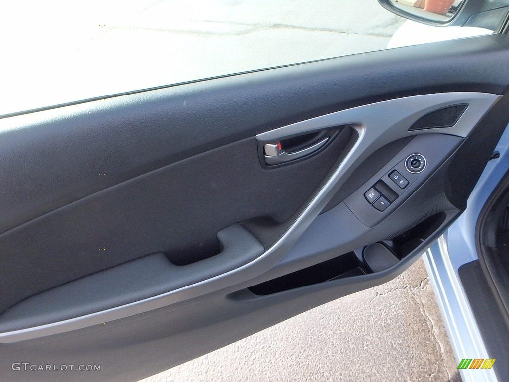 2013 Elantra Coupe SE - Blue Sky Metallic / Gray photo #24