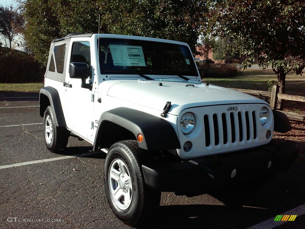 2017 Wrangler Sport 4x4 - Bright White / Black photo #3