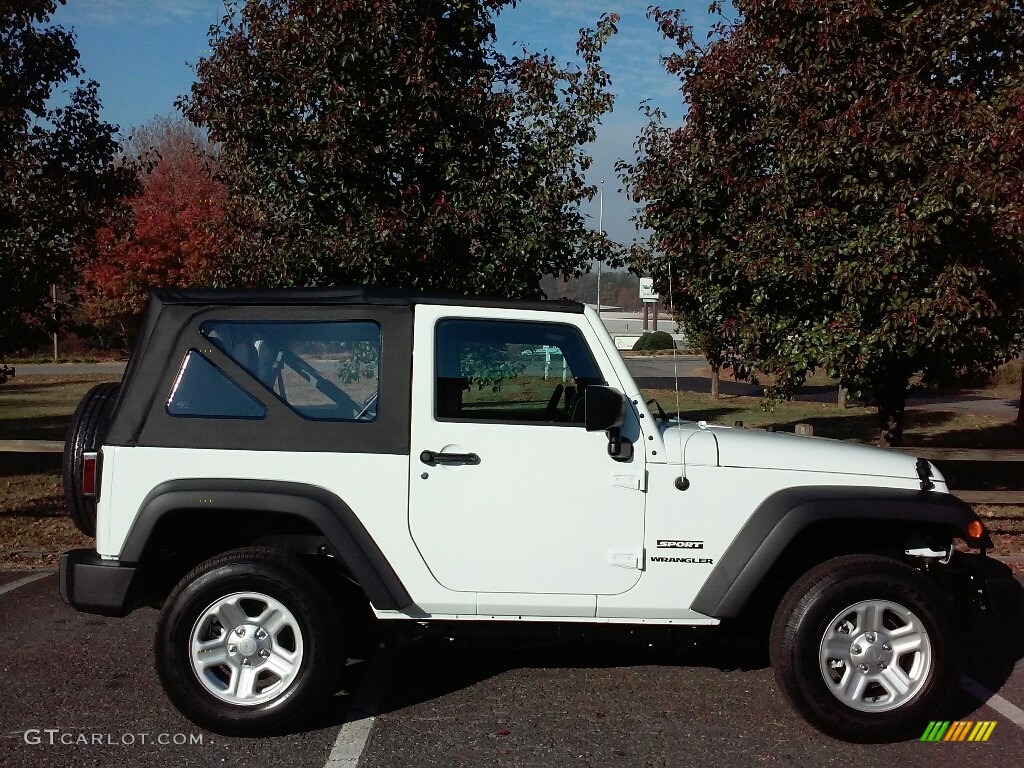 2017 Wrangler Sport 4x4 - Bright White / Black photo #4
