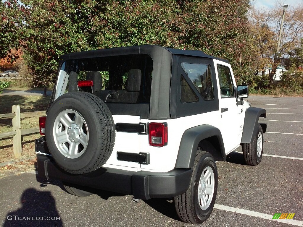 2017 Wrangler Sport 4x4 - Bright White / Black photo #5