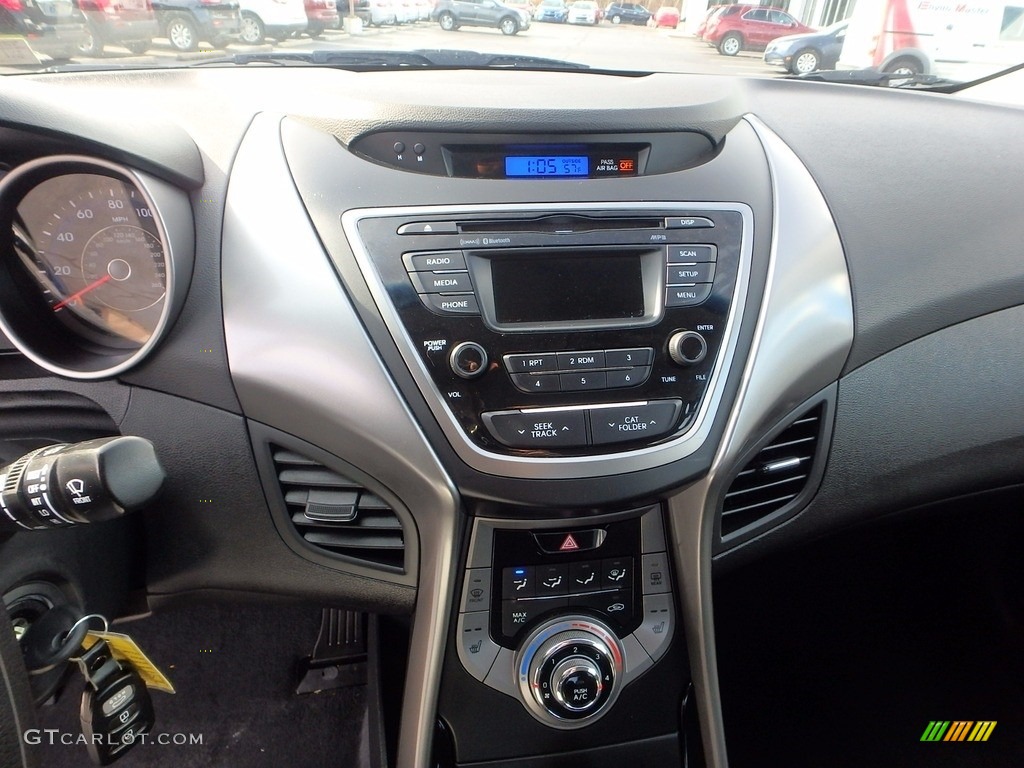 2013 Elantra Coupe SE - Blue Sky Metallic / Gray photo #28