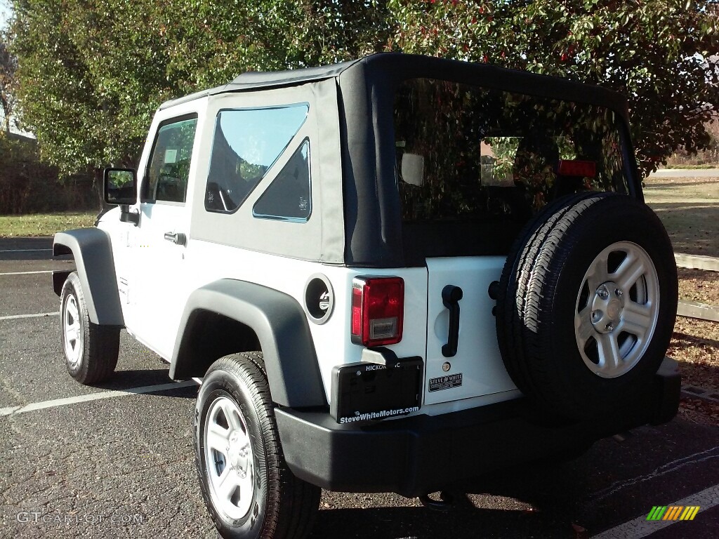 2017 Wrangler Sport 4x4 - Bright White / Black photo #7