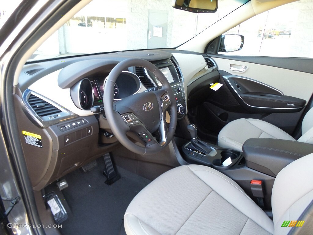 Beige Interior 2017 Hyundai Santa Fe Sport 2.0T AWD Photo #117002171