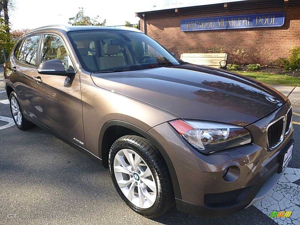 2014 X1 xDrive28i - Sparkling Bronze Metallic / Sand Beige photo #7