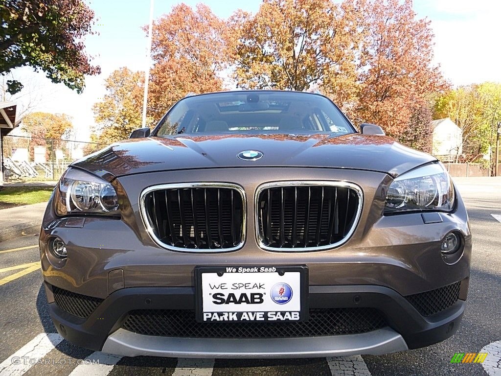 2014 X1 xDrive28i - Sparkling Bronze Metallic / Sand Beige photo #9