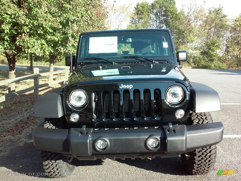 2017 Wrangler Rubicon 4x4 - Black / Black photo #3