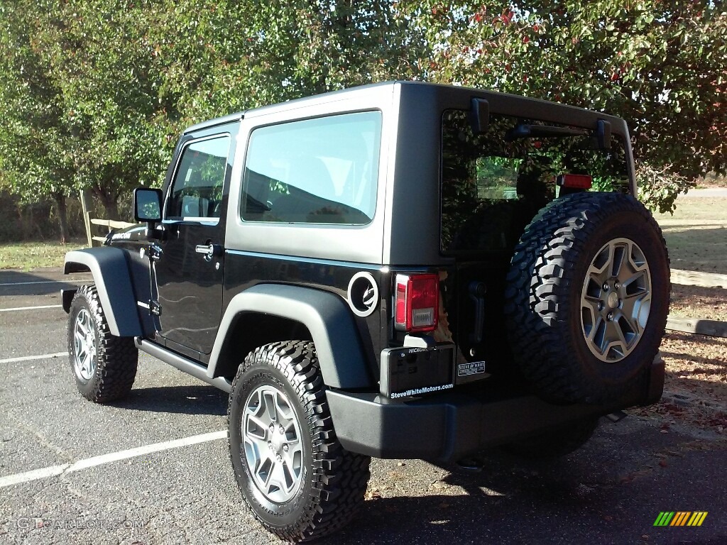 2017 Wrangler Rubicon 4x4 - Black / Black photo #8