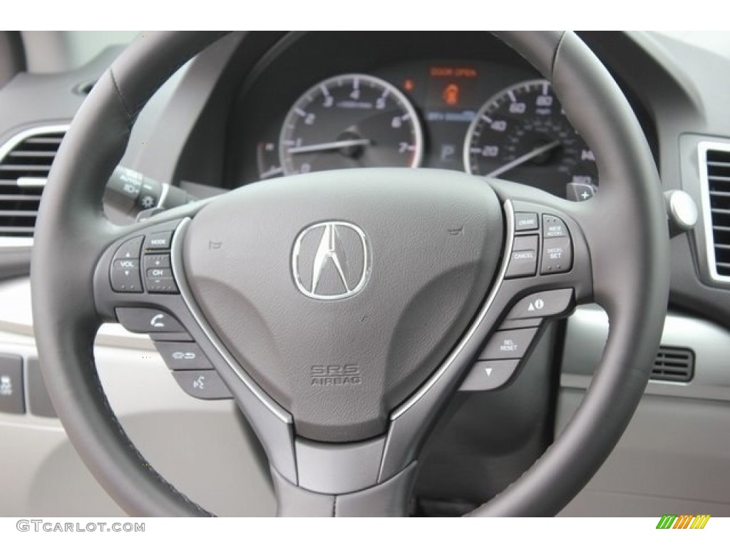 2017 Acura RDX Technology Graystone Steering Wheel Photo #117002946