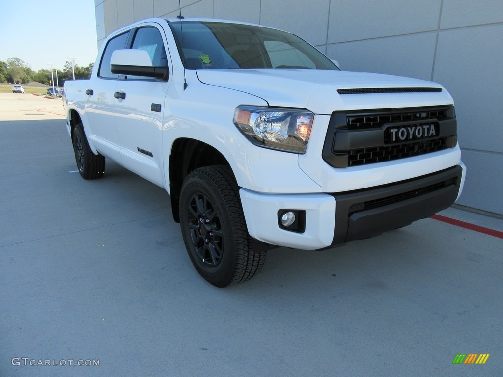 2017 Tundra TRD PRO Double Cab 4x4 - Super White / Black photo #1