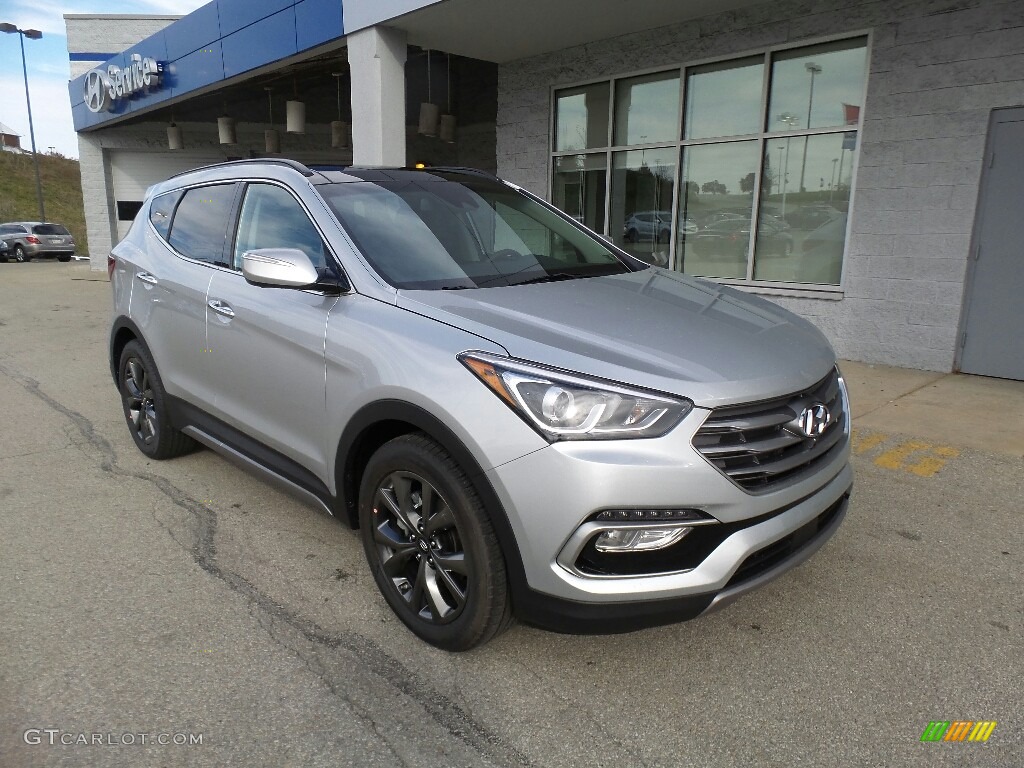 Sparkling Silver 2017 Hyundai Santa Fe Sport 2.0T Ulitimate AWD Exterior Photo #117003074