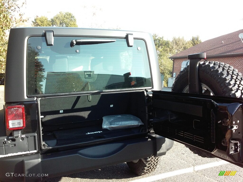 2017 Wrangler Rubicon 4x4 - Black / Black photo #24