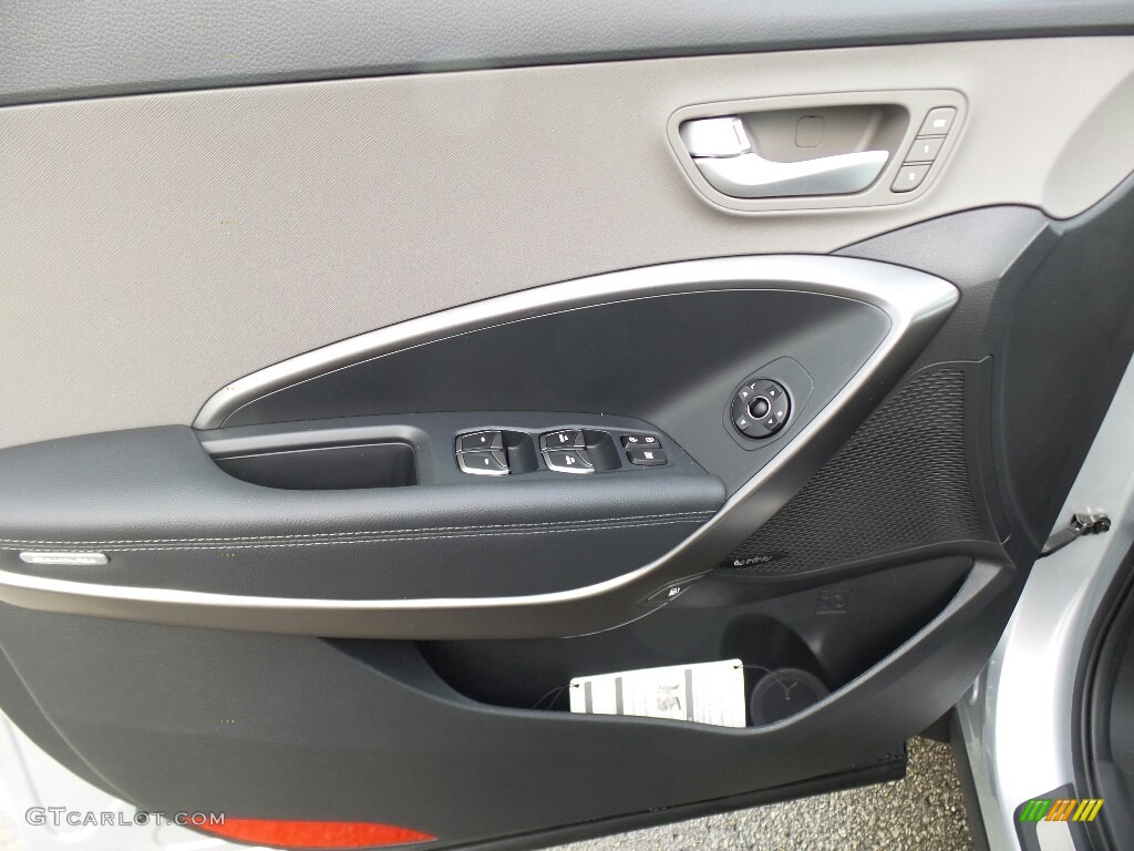 2017 Hyundai Santa Fe Sport 2.0T Ulitimate AWD Gray Door Panel Photo #117003530