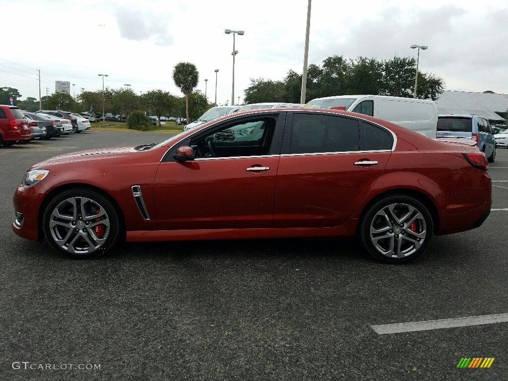 2016 SS Sedan - Some Like It Hot Red Metallic / Jet Black photo #2