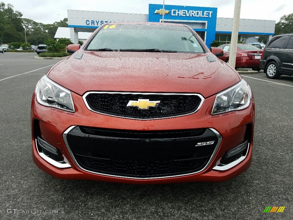 2016 SS Sedan - Some Like It Hot Red Metallic / Jet Black photo #8