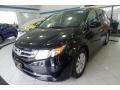 2016 Crystal Black Pearl Honda Odyssey EX-L  photo #1