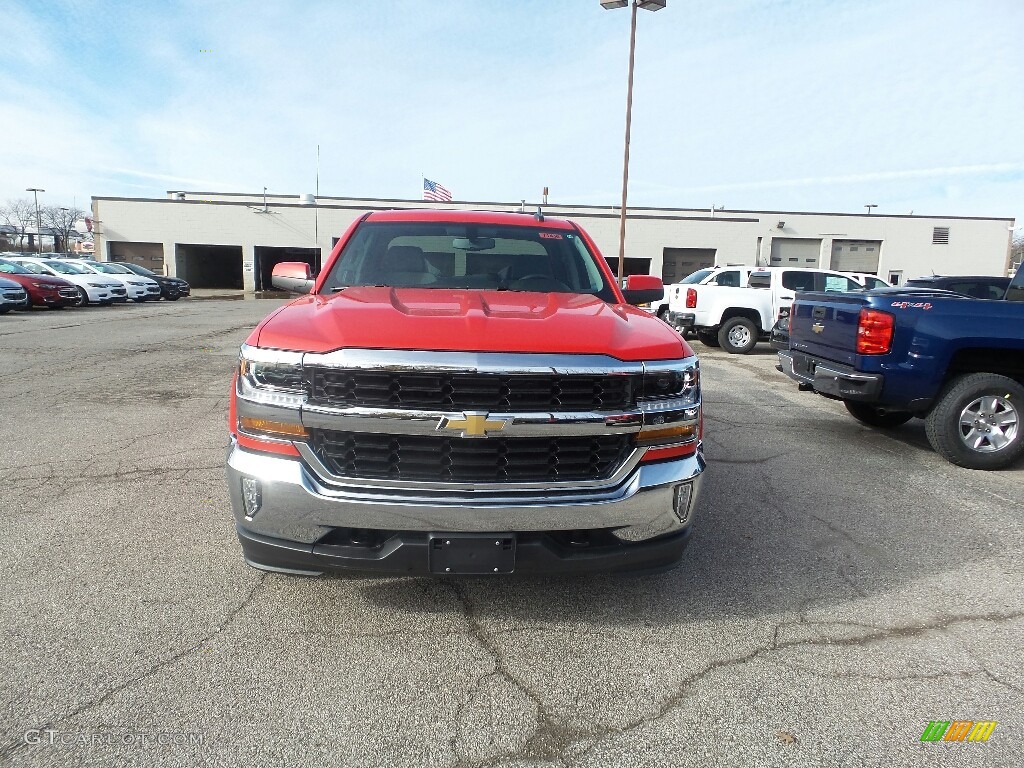 2017 Silverado 1500 LT Double Cab 4x4 - Red Hot / Dark Ash/Jet Black photo #2