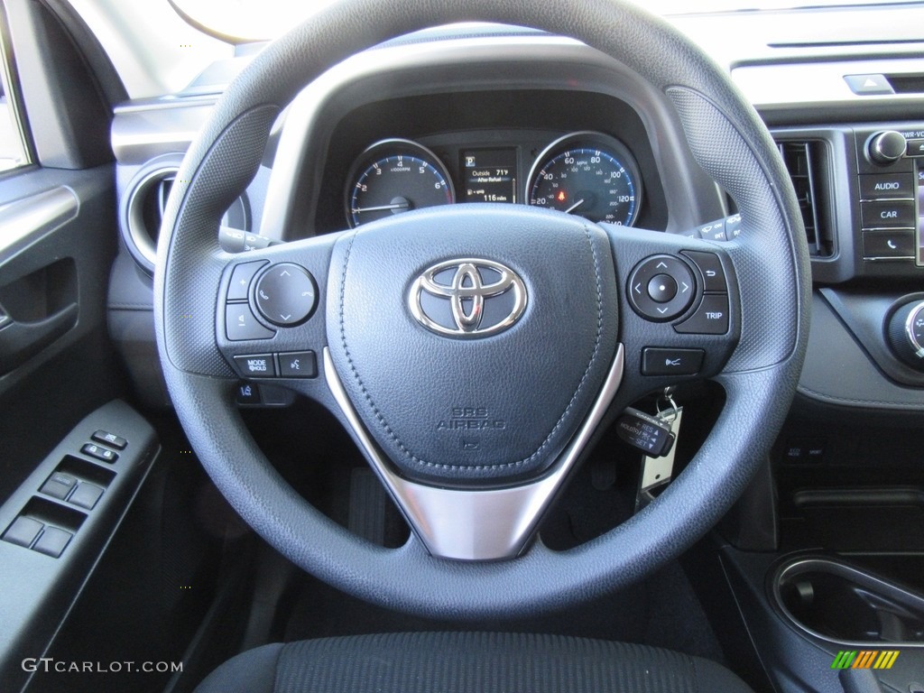 2017 RAV4 LE - Magnetic Gray Metallic / Black photo #28