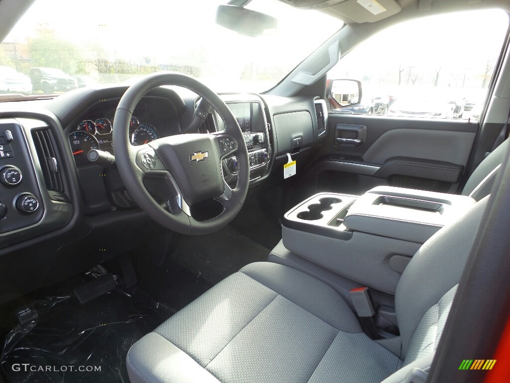 2017 Silverado 1500 LT Double Cab 4x4 - Red Hot / Dark Ash/Jet Black photo #6