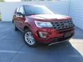 2017 Ruby Red Ford Explorer XLT  photo #1