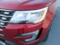 2017 Ruby Red Ford Explorer XLT  photo #9